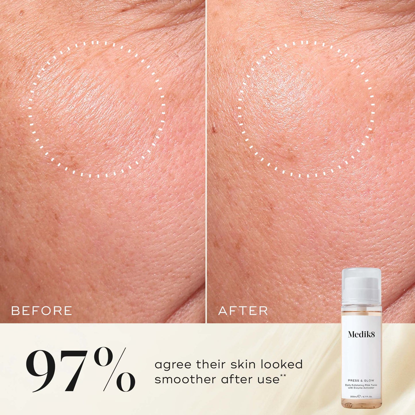Press & Glow Daily Exfoliating PHA Tonic with Enzyme Activator