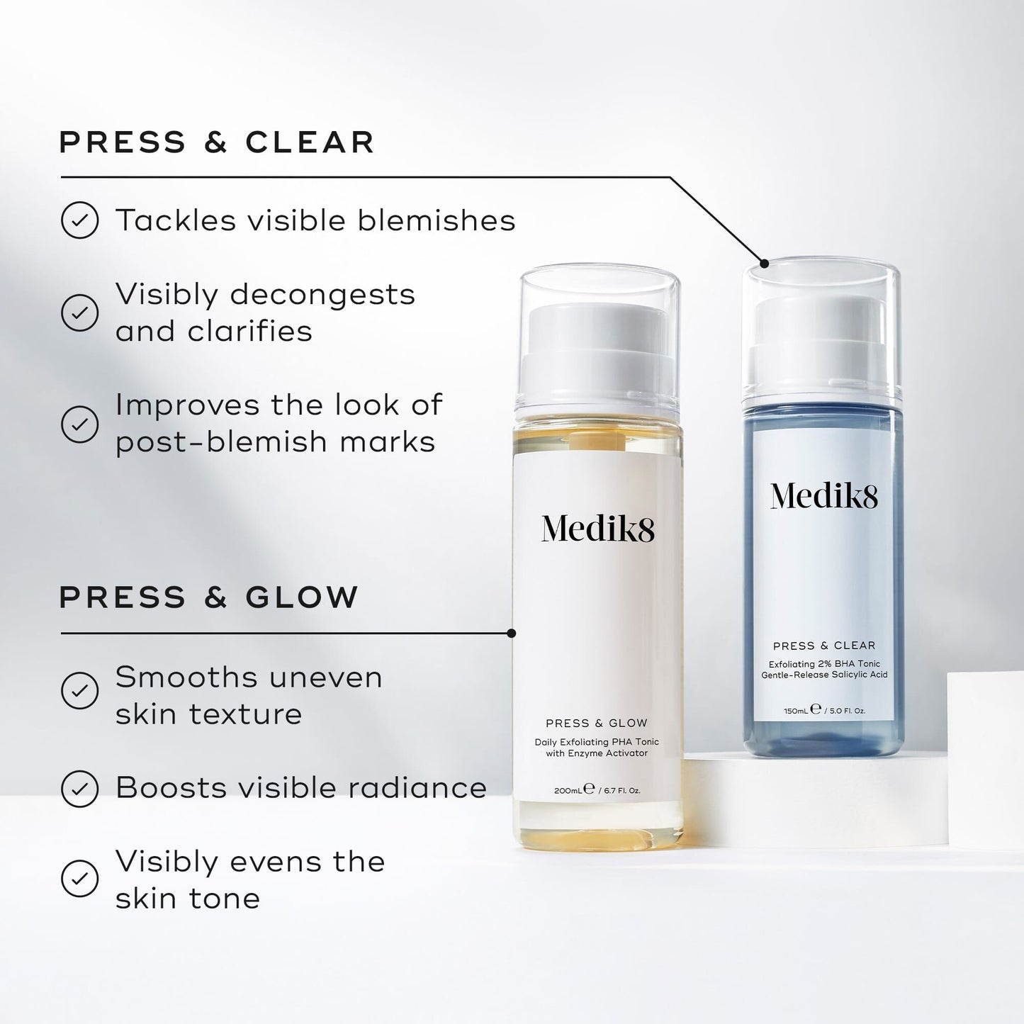 Press & Glow Daily Exfoliating PHA Tonic with Enzyme Activator