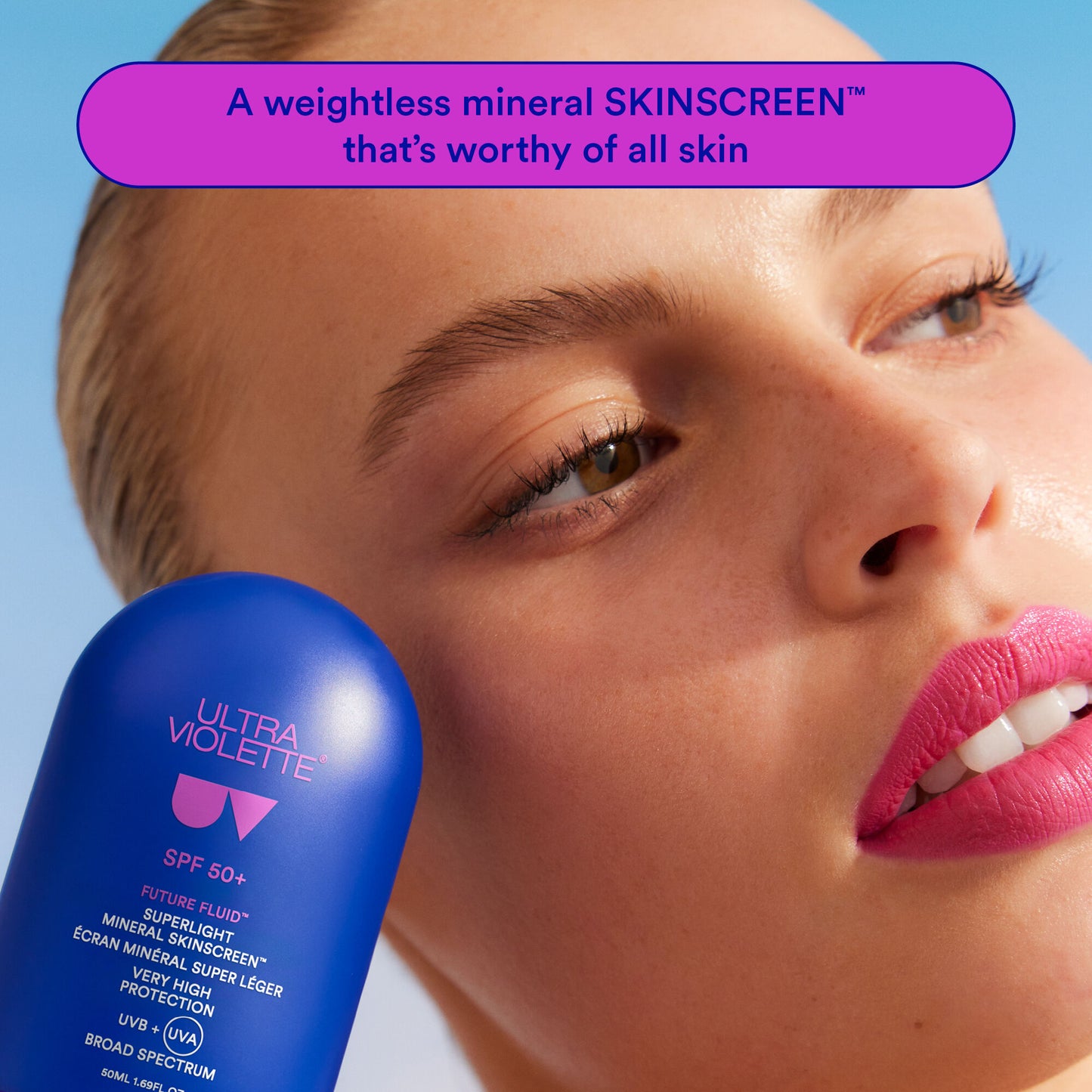 Future Fluid SPF50+ Superlight Mineral Skinscreen™