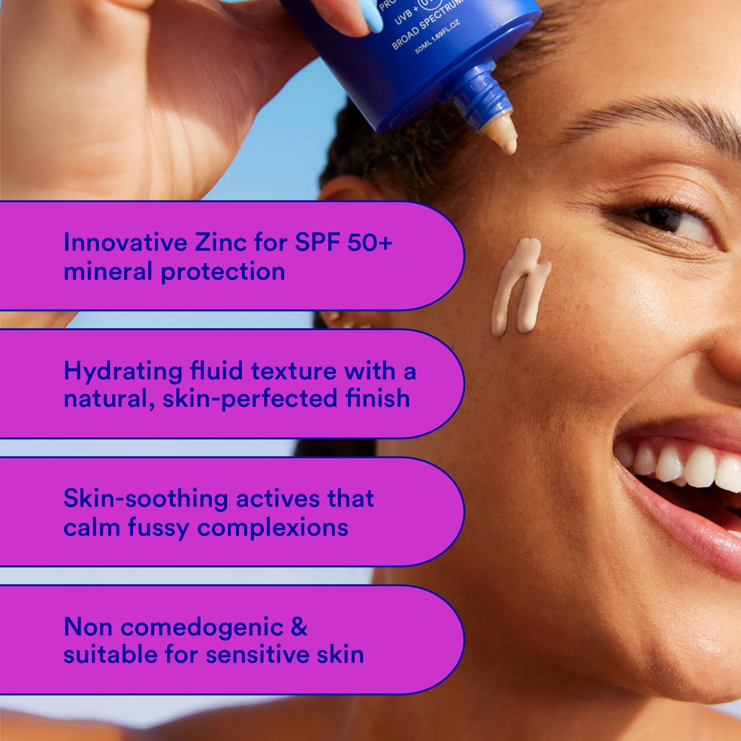 Future Fluid SPF50+ Superlight Mineral Skinscreen™