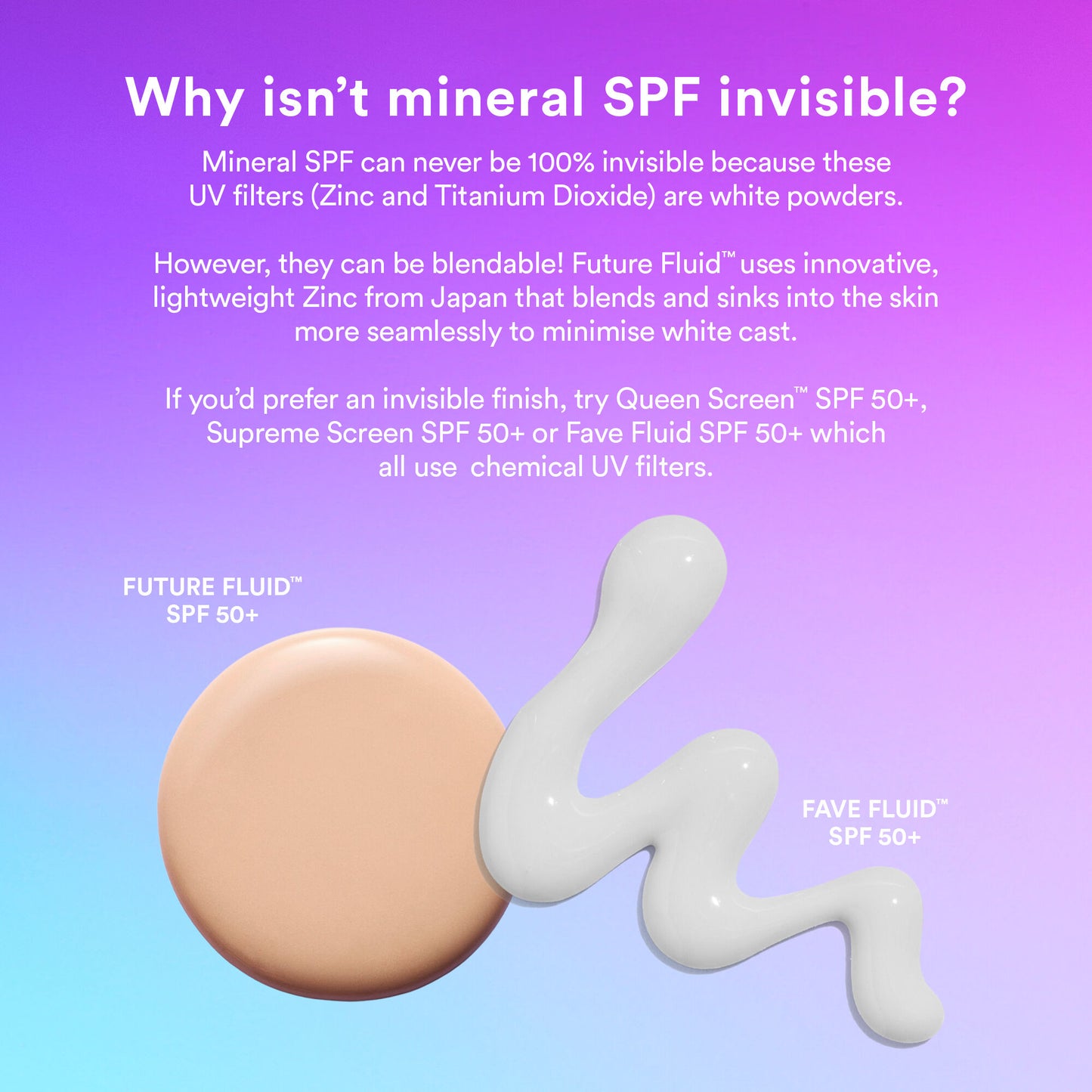 Future Fluid SPF50+ Superlight Mineral Skinscreen™