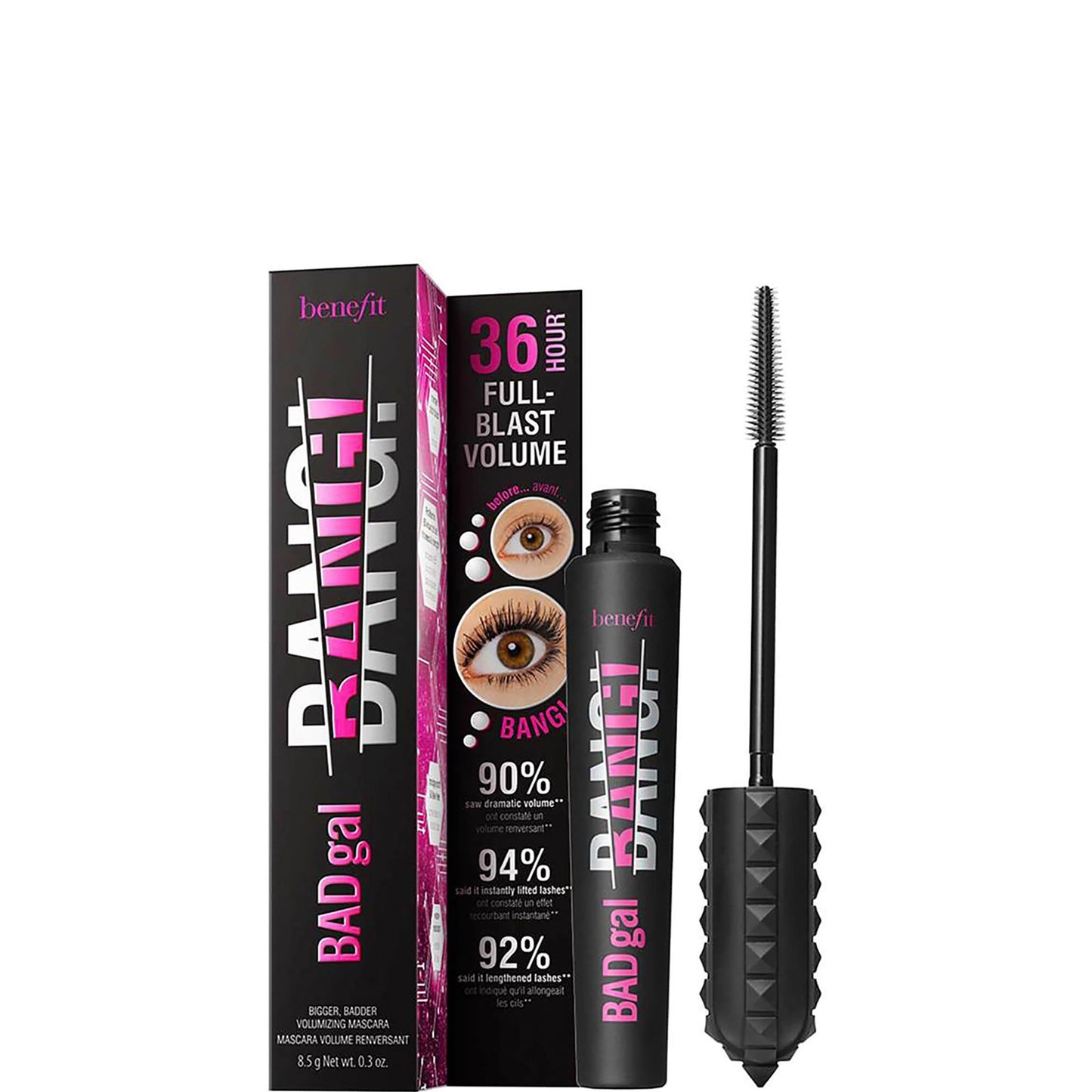Benefit BADgal Bang! Volumizing Mascara Duo - Pitch Black - Product Details