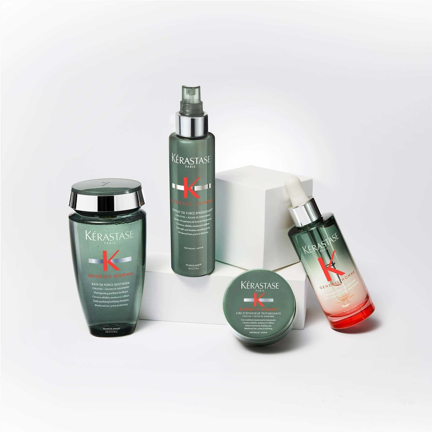 Kérastase Genesis Homme Strength and Thickness Boosting Spray - Application
