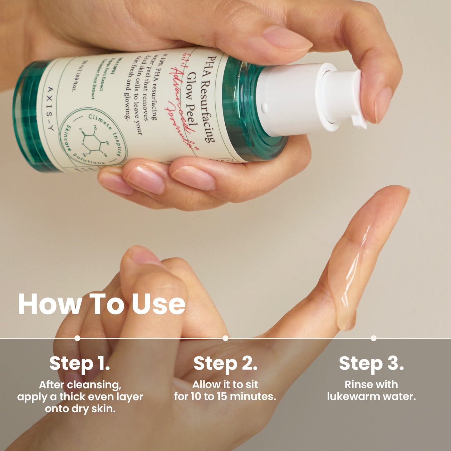 AXIS-Y PHA Resurfacing Glow Peel - Image 7