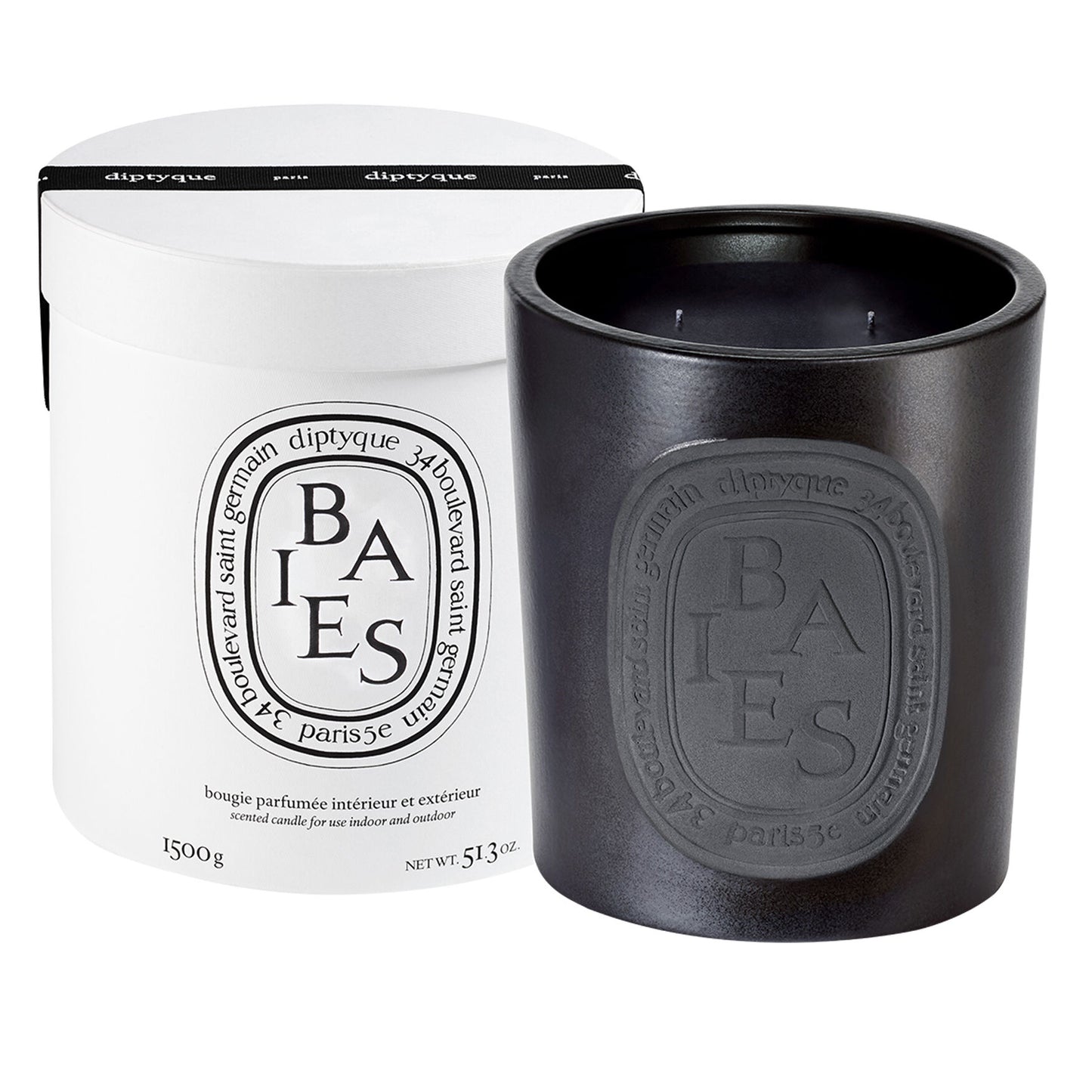 Black Baies Large Scented Candle
