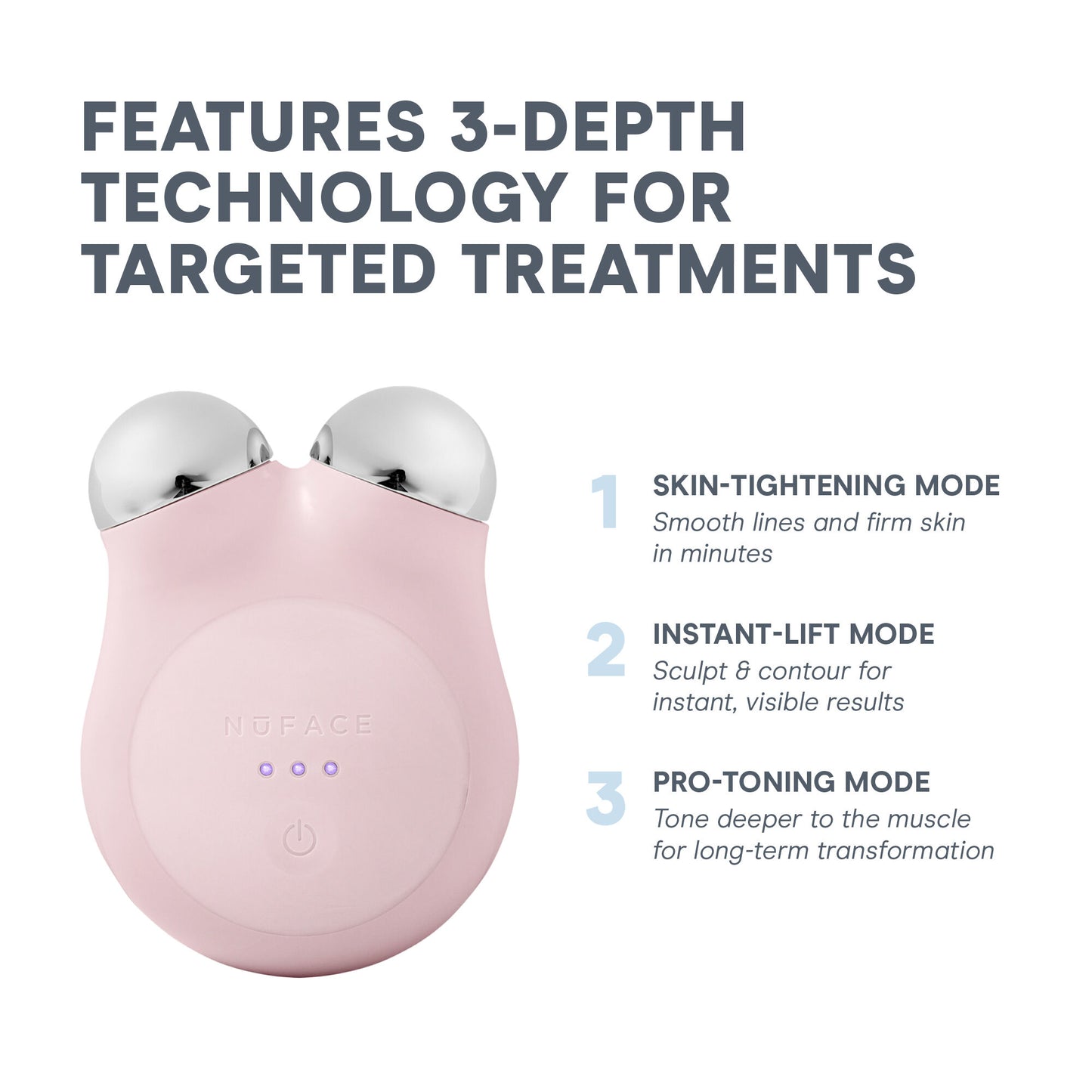 Nuface Mini + Starter Kit- Sandy Rose