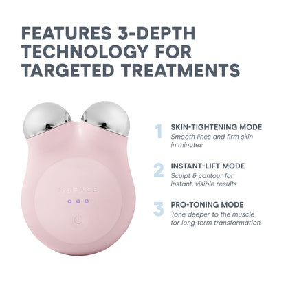 Nuface Mini + Starter Kit- Sandy Rose