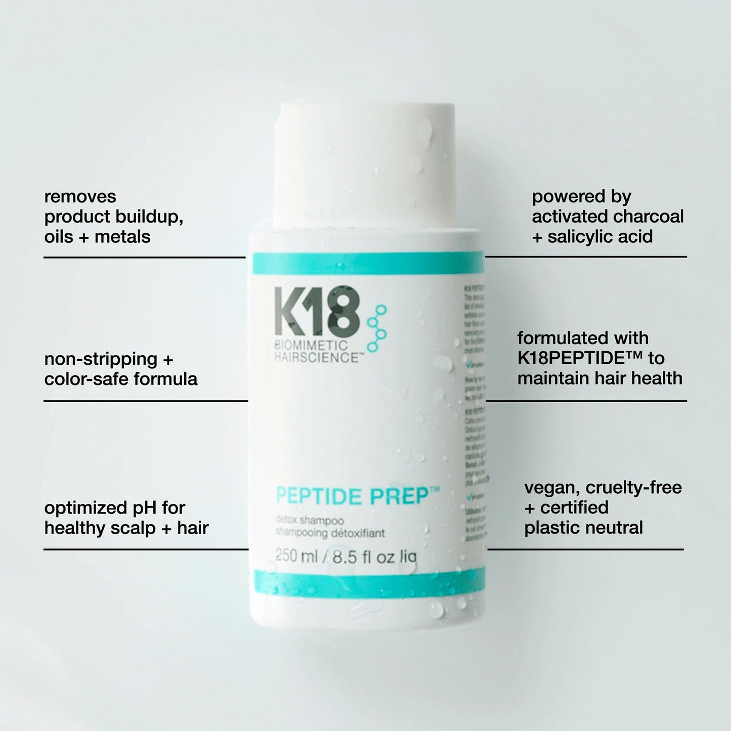 PEPTIDE PREP™ detox shampoo
