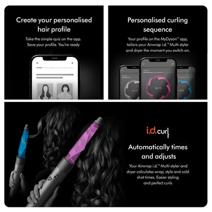 Airwrap i.d.™ Multi-Styler and Dryer - Straight+Wavy - Jasper Plum