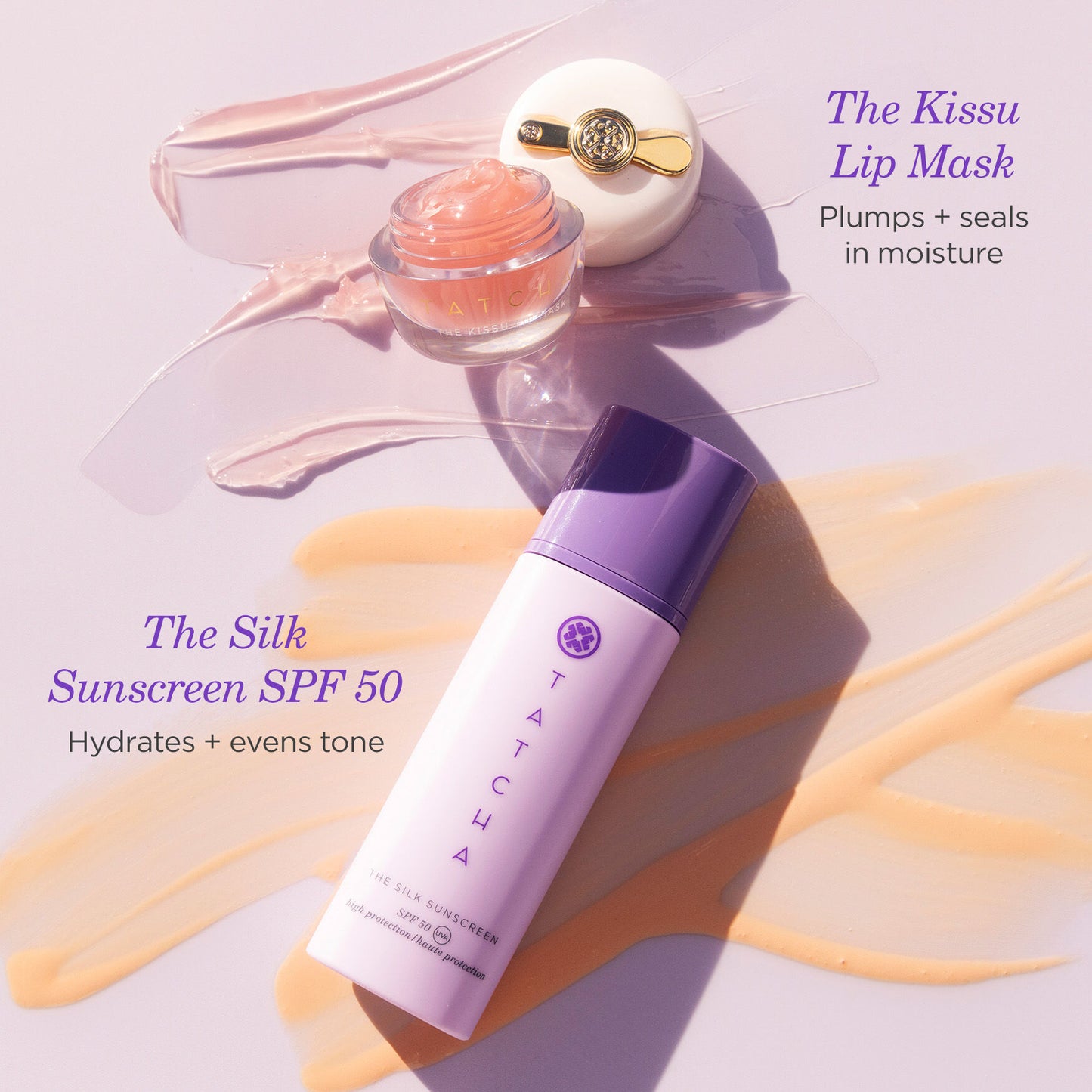 Silky SPF and Lush Lips