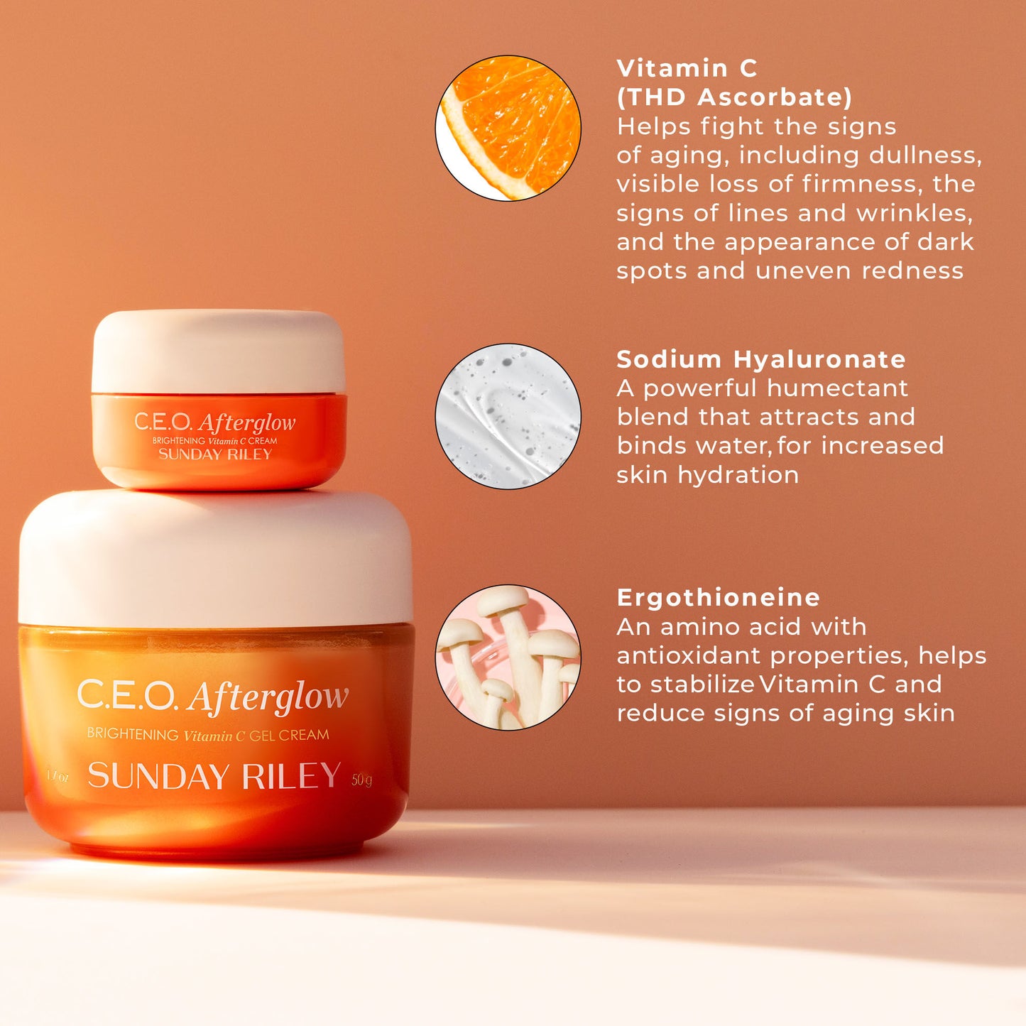 CEO Afterglow Brightening Vitamin C Cream