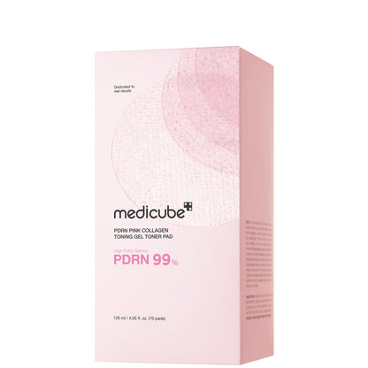 Medicube PDRN Pink Collagen Toner Pads - Application
