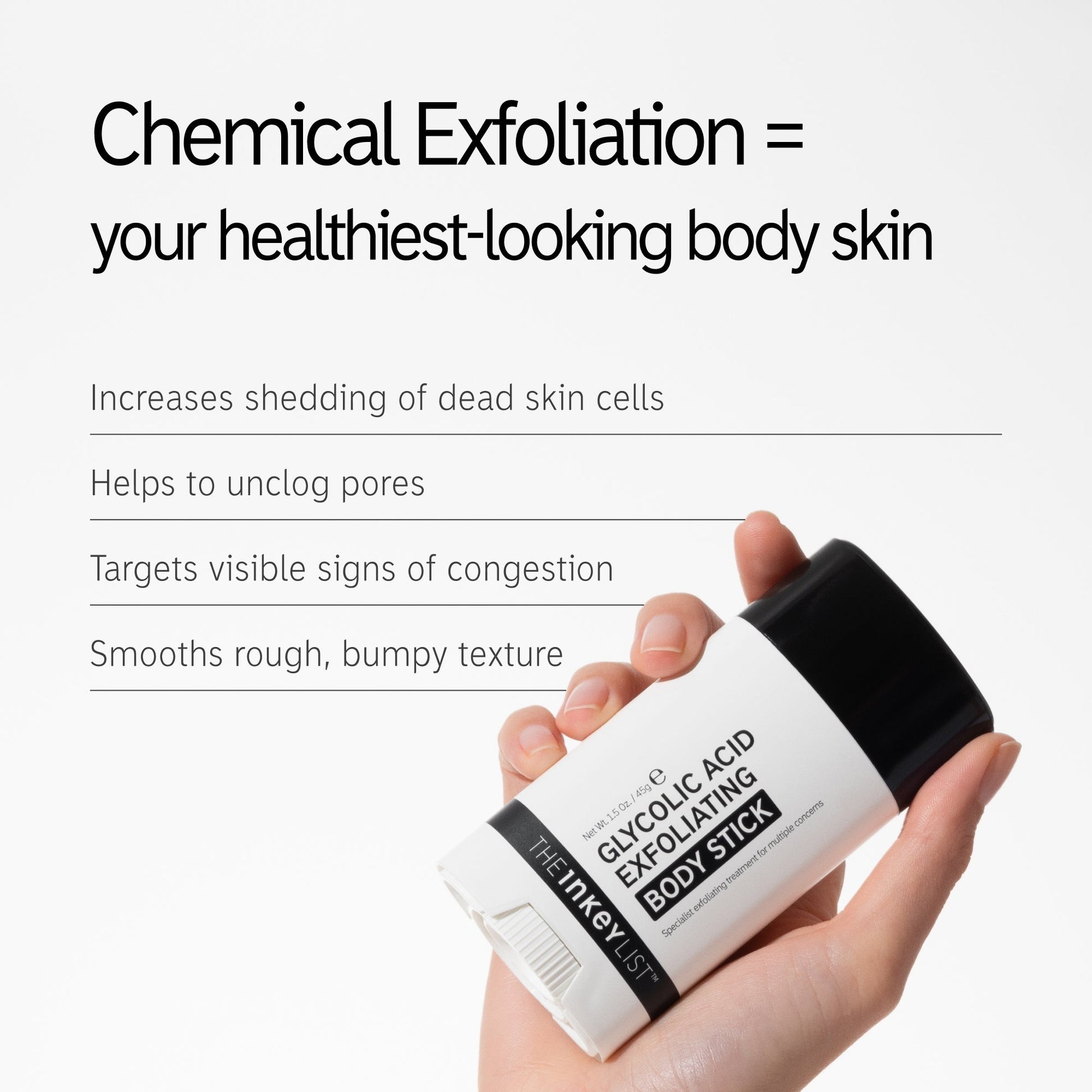 The INKEY List Glycolic Acid Exfoliating Body Stick - Image 10