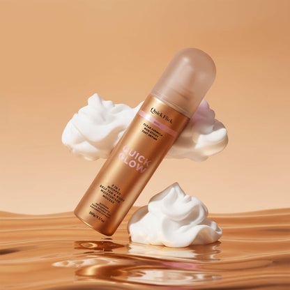 Quick Flick Quick Glow Dark Whipped Tan Body Moisturiser Mousse - Image 8
