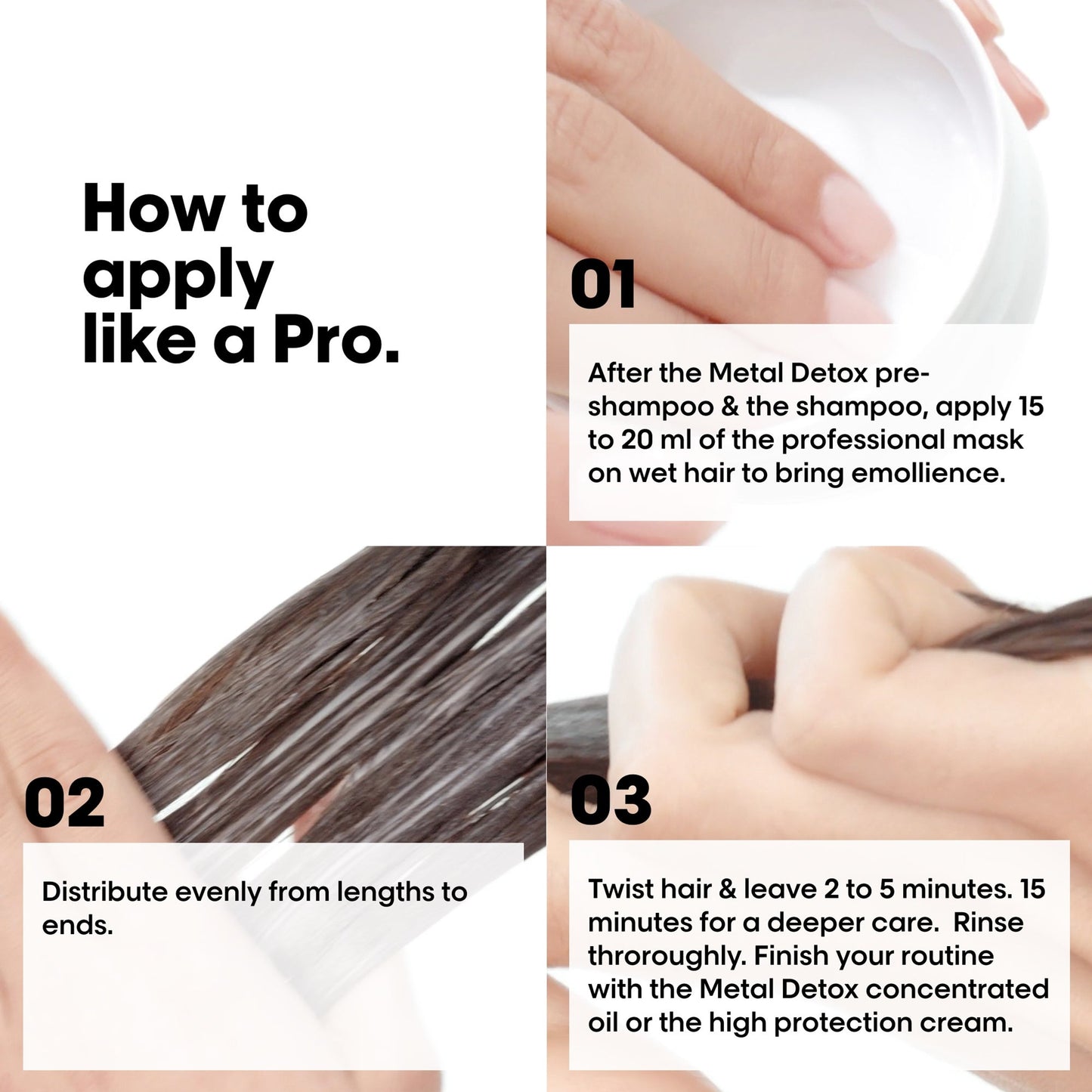 L'Oréal Professionnel L’Oréal Professionnel Metal Detox Shampoo & Hair Mask with Travel Pouch - Image 10