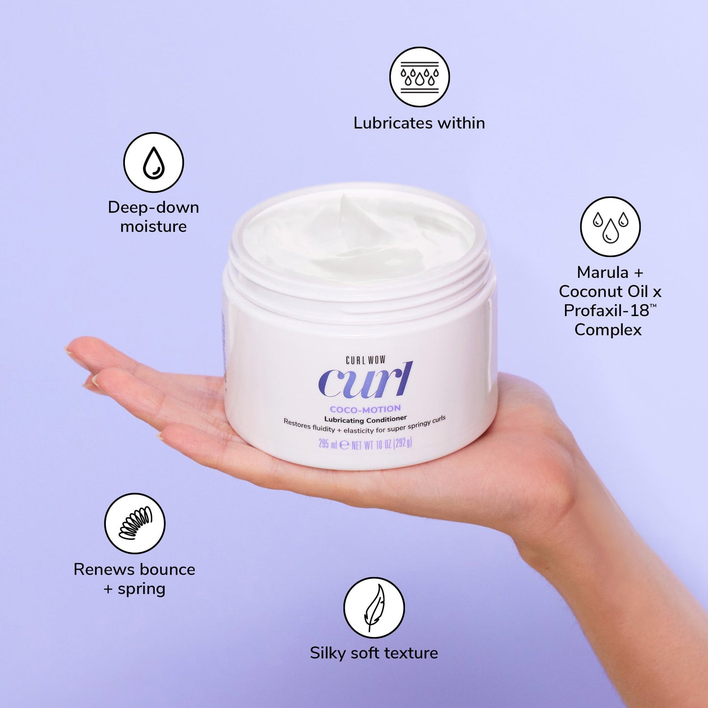 Color Wow Curl Wow COCO-MOTION Lubricating Curl Conditioner - Image 4