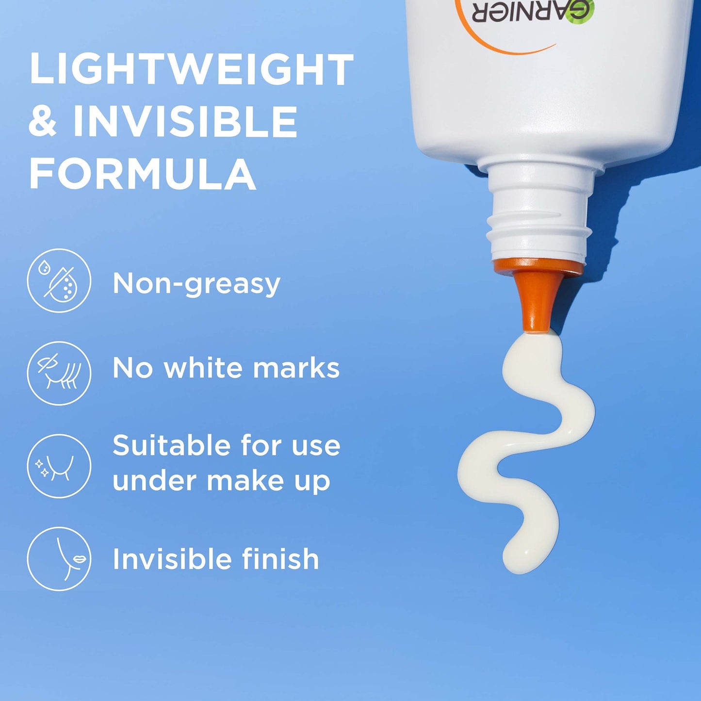 Garnier Ambre Solaire Ultra-Light Sensitive Sun Protection Face Fluid SPF50+ - Image 5