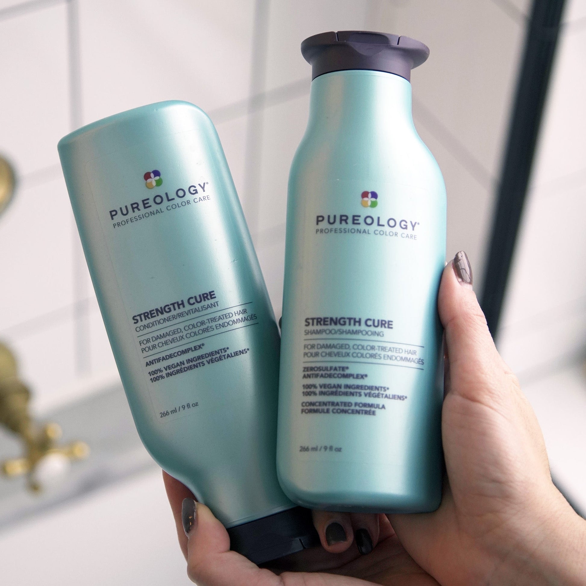 Pureology Strength Cure Shampoo and Conditioner Bundle - Image 5