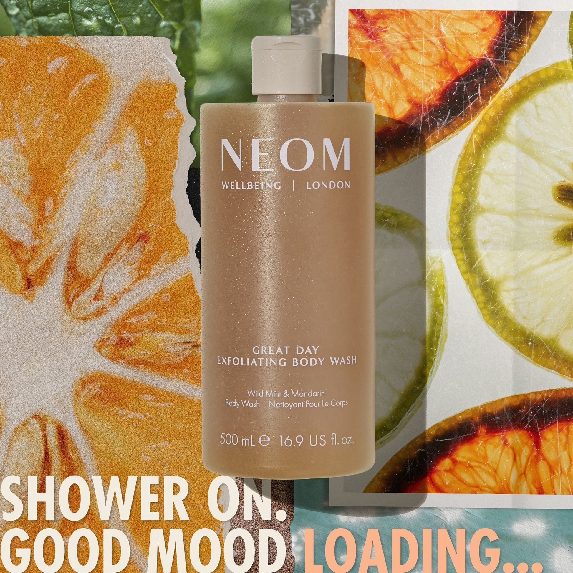 NEOM Great Day Exfoliating Body Wash - Product Details