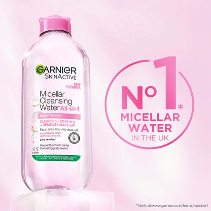 Garnier Micellar Water Facial Cleanser Sensitive Skin Duo Pack - Product Details