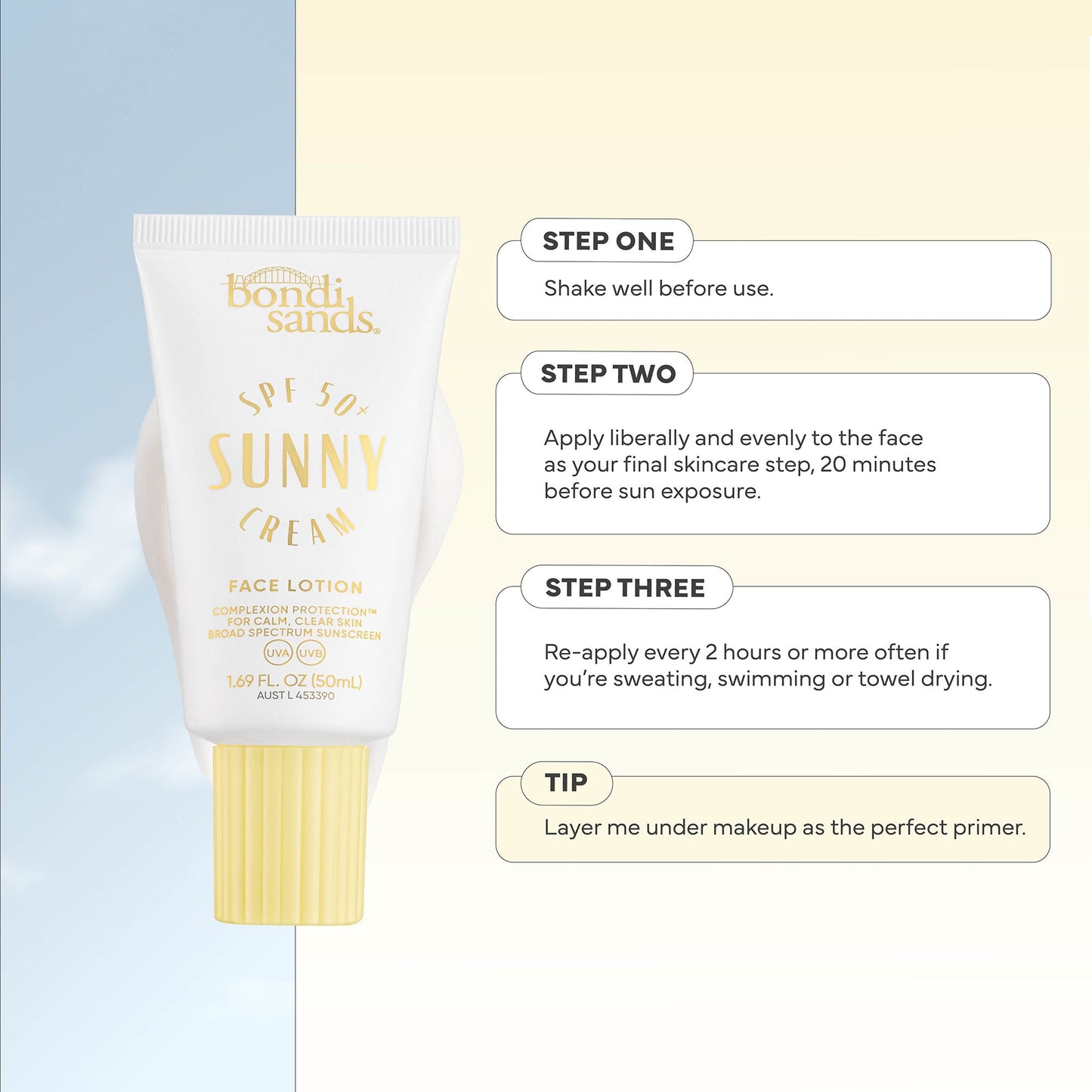 Bondi Sands Sunny SPF 50+ Face Lotion - Product Details