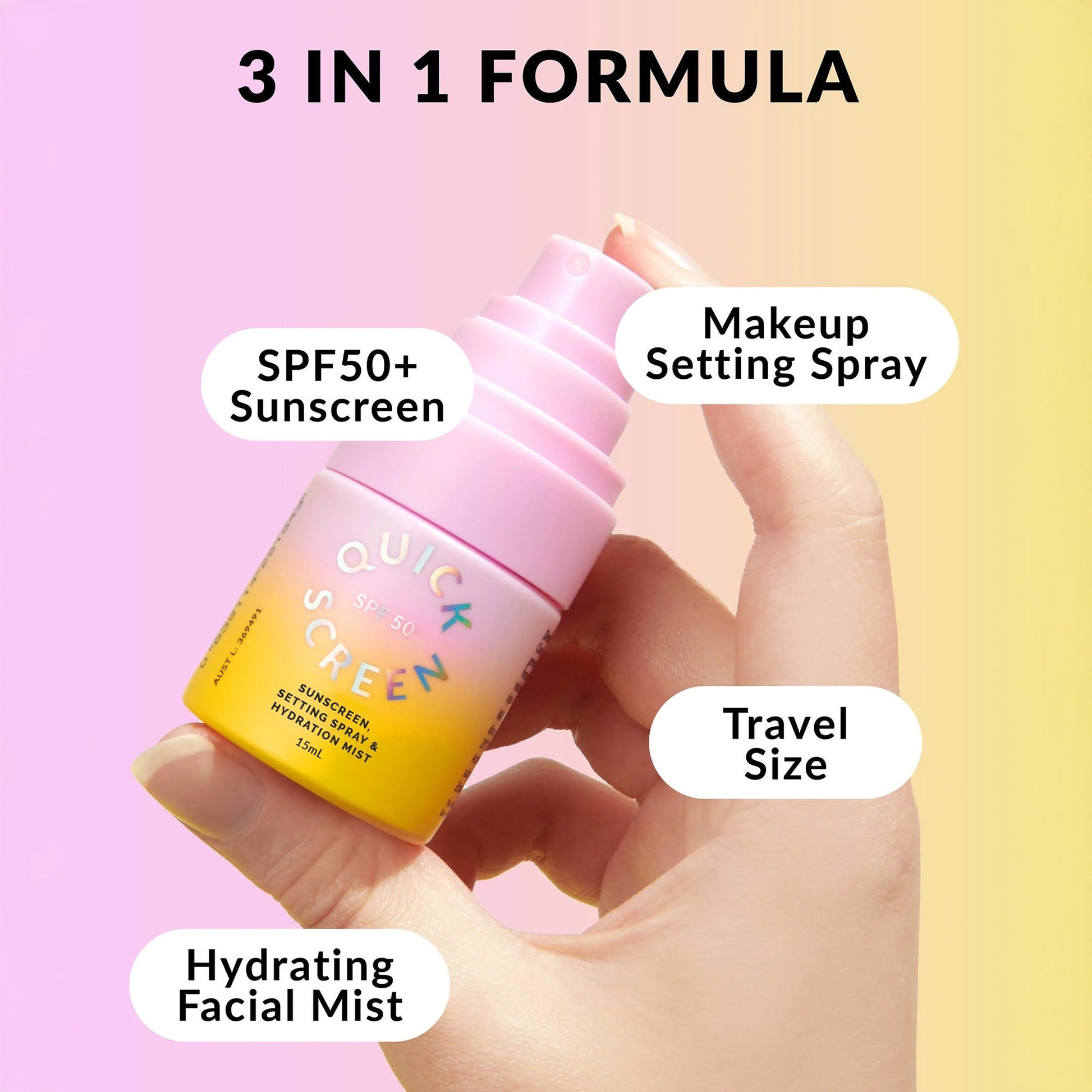Quick Flick Quick Screen Set SPF 50+ Mini - Product Details