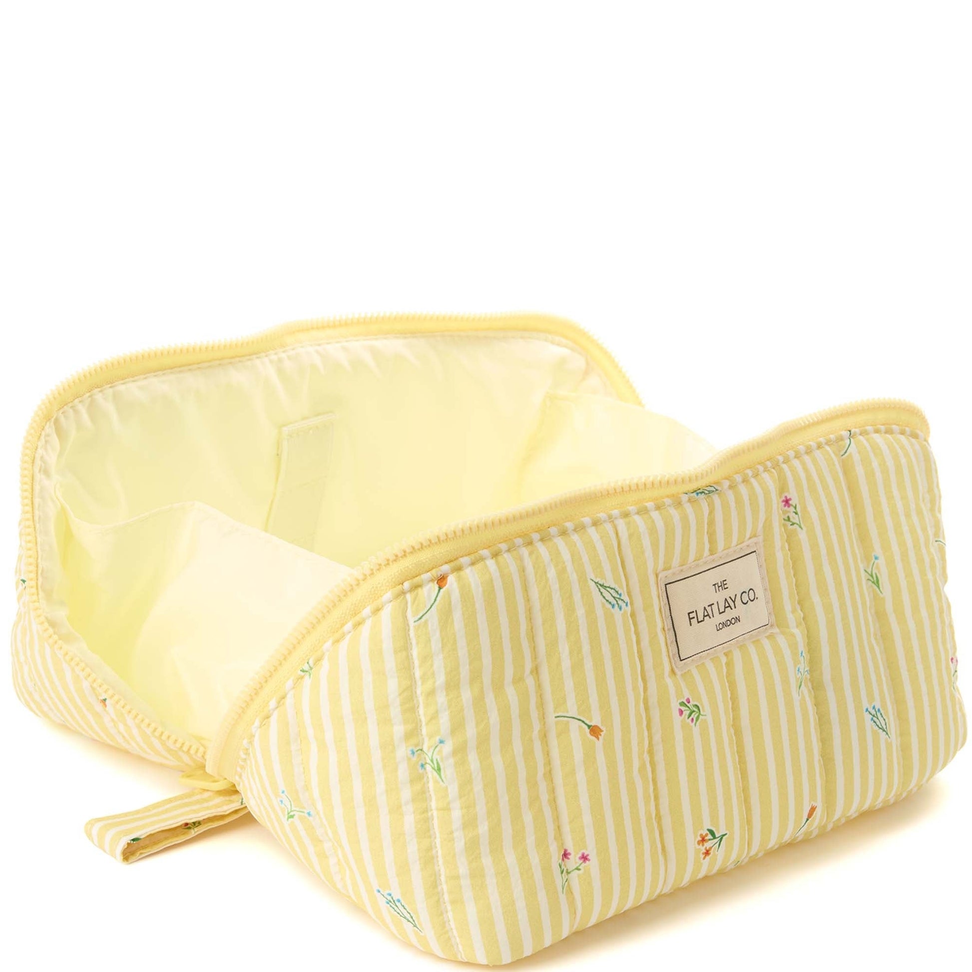 The Flat Lay Co. Marshmallow Flat Lay Makeup Box Bag - Flora - Application