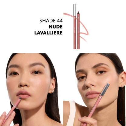 YSL Lovenude Lip Routine Duo: Lip Sculpting Liner & Blurring Lip Blusher In Nude Lavallière - Image 5