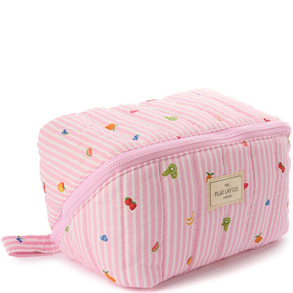The Flat Lay Co. Marshmallow Flat Lay Makeup Box Bag - Frutas - Product Details