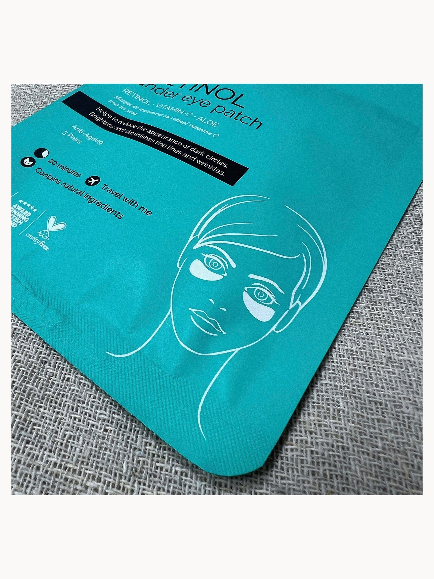 BEAUTYPRO Retinol Under Eye Patch (3 Pairs) - Image 8