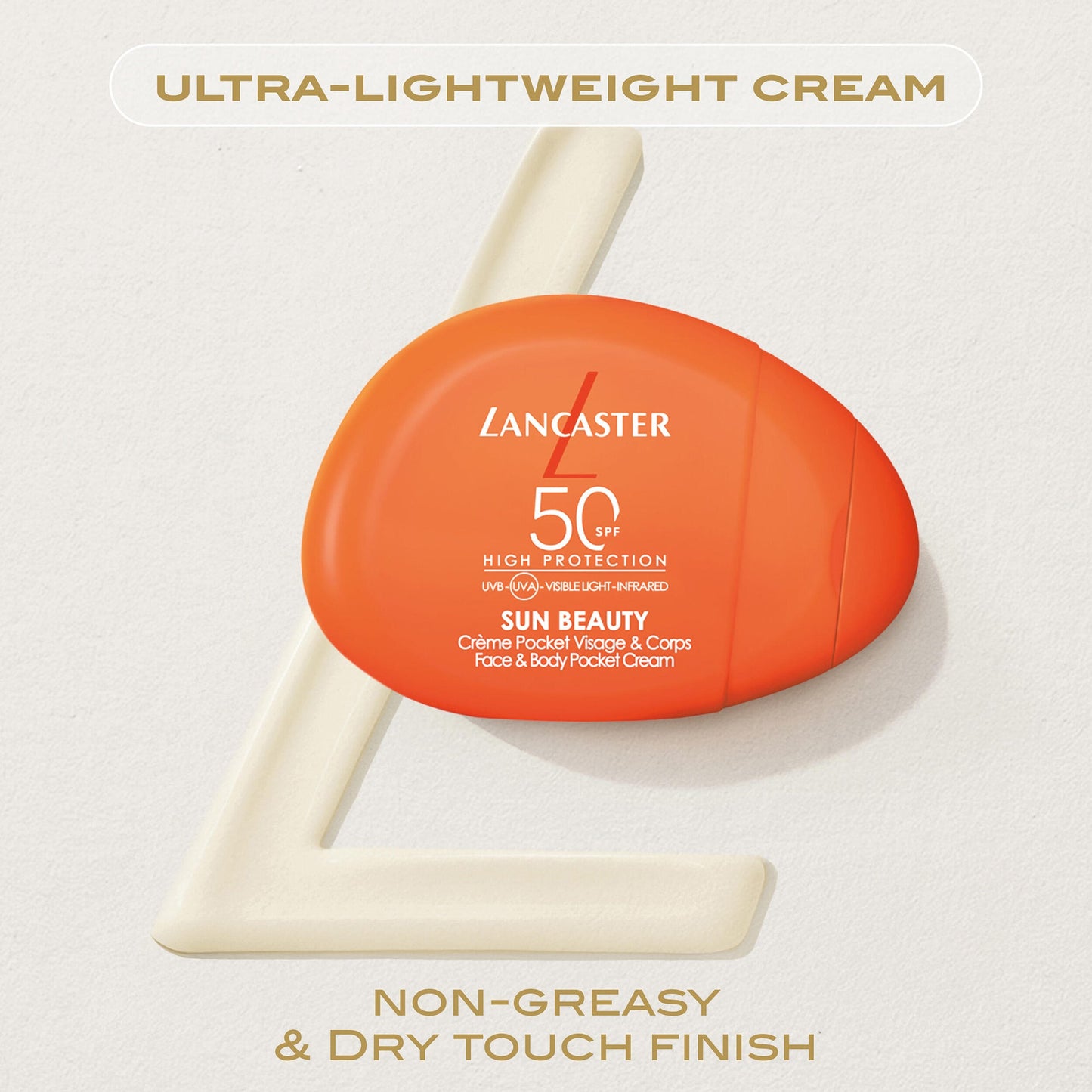 Lancaster Sun Beauty Face & Body Pocket Cream SPF50 - Product Details