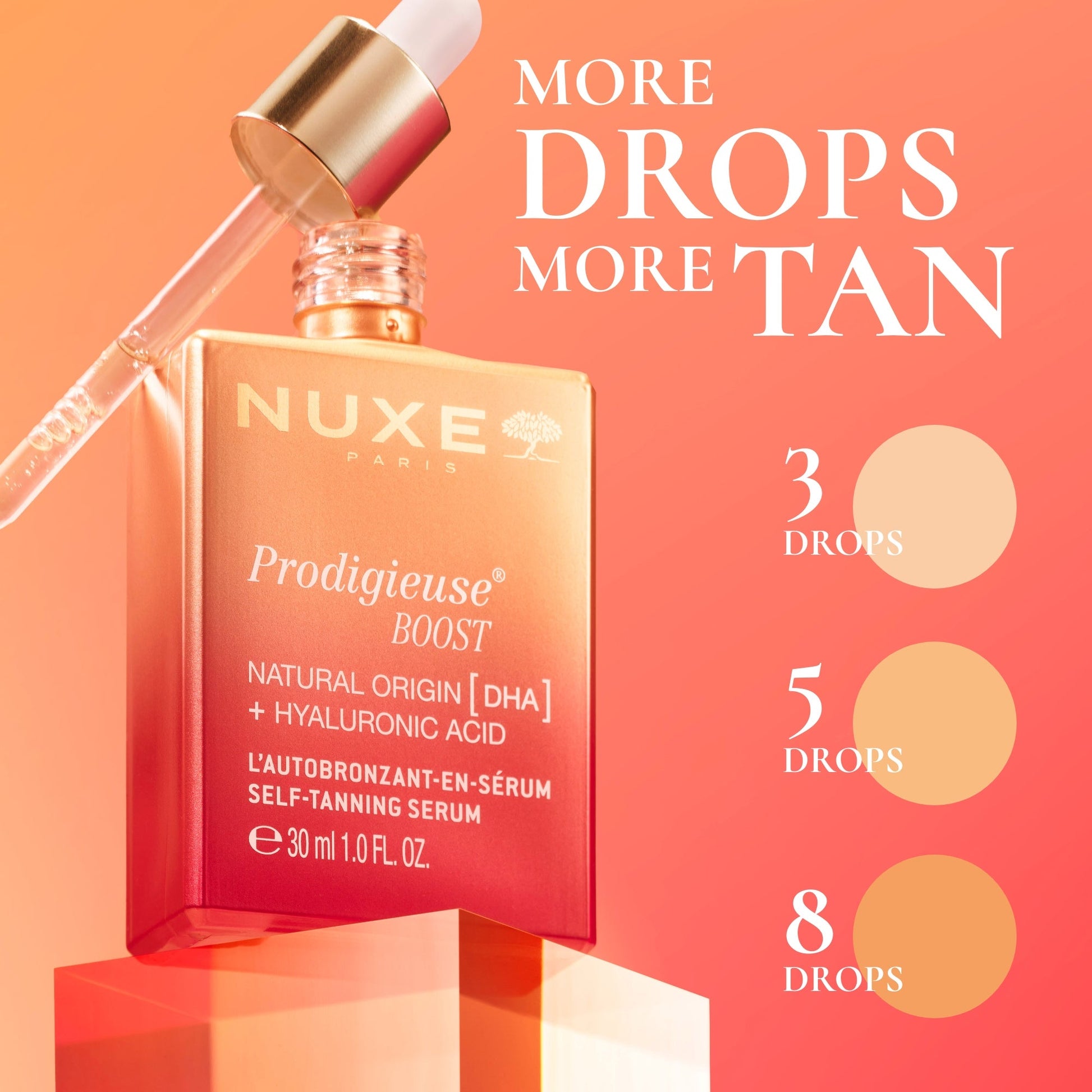 NUXE Self-Tanning Serum Prodigieuse BOOST - Application