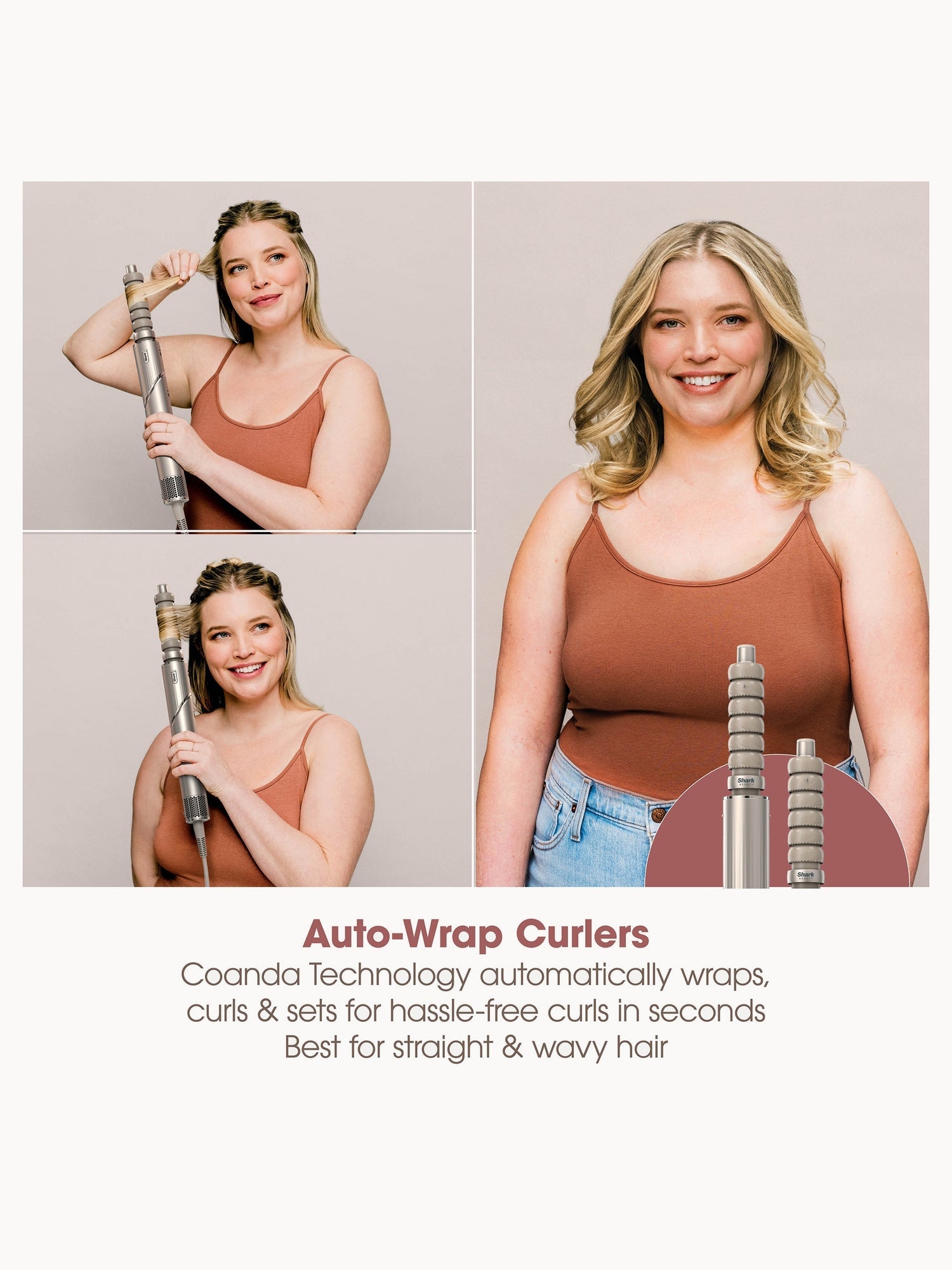 SHARK Beauty FlexStyle 5-in-1 Air Styler and Hair Dryer with Storage Case - Stone - Image 5