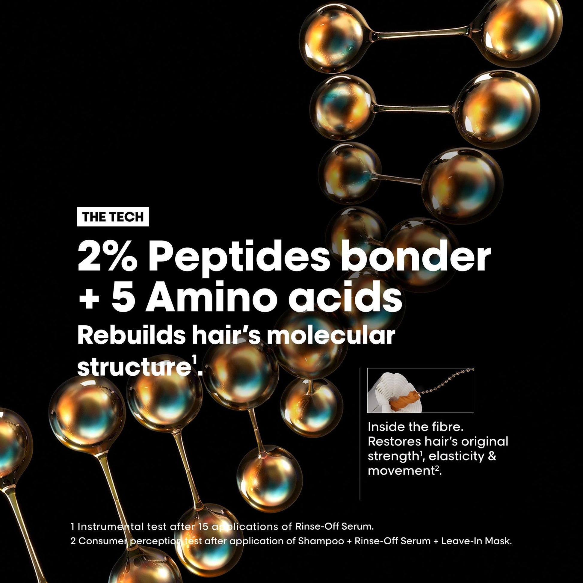 L'Oréal Professionnel L’Oreal Professionnel Absolut Repair Molecular Shampoo & Hair Mask with Scalp Brush - Image 5