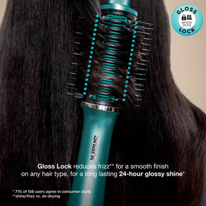 SHARK Glossi Hot Tool + Air Glosser - Jewel Teal - Application