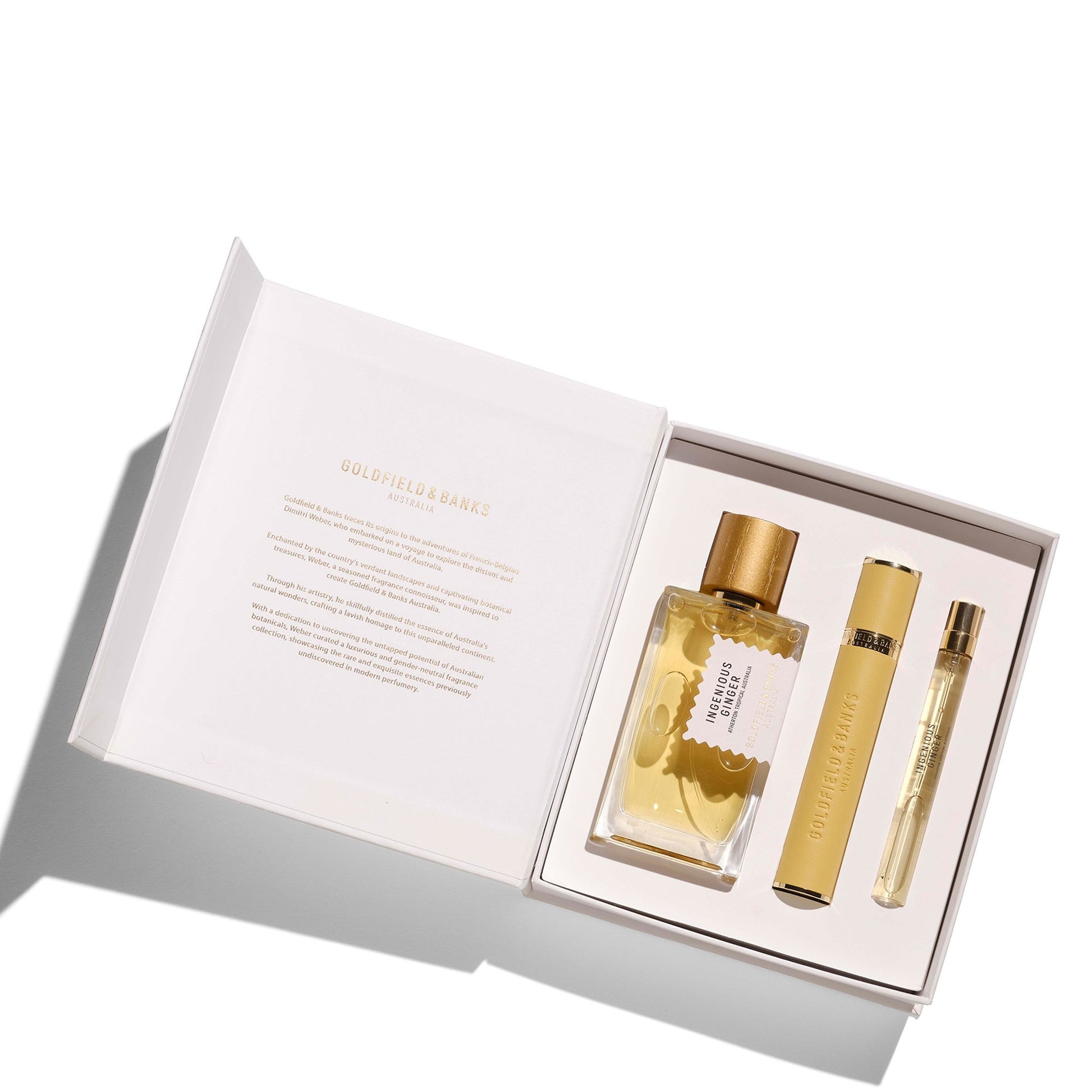 Goldfield & Banks Ingenious Ginger Deluxe Gift Set - Application