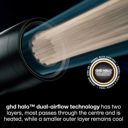 ghd Speed Hairdryer Silver White - Application