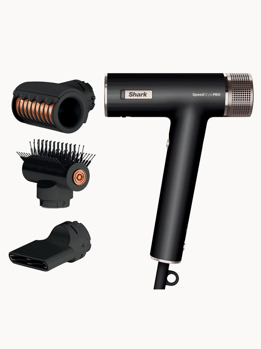 SHARK Beauty SpeedStyle Pro 3-in-1 High-Velocity Hair Dryer System for Straight and Wavy Hair