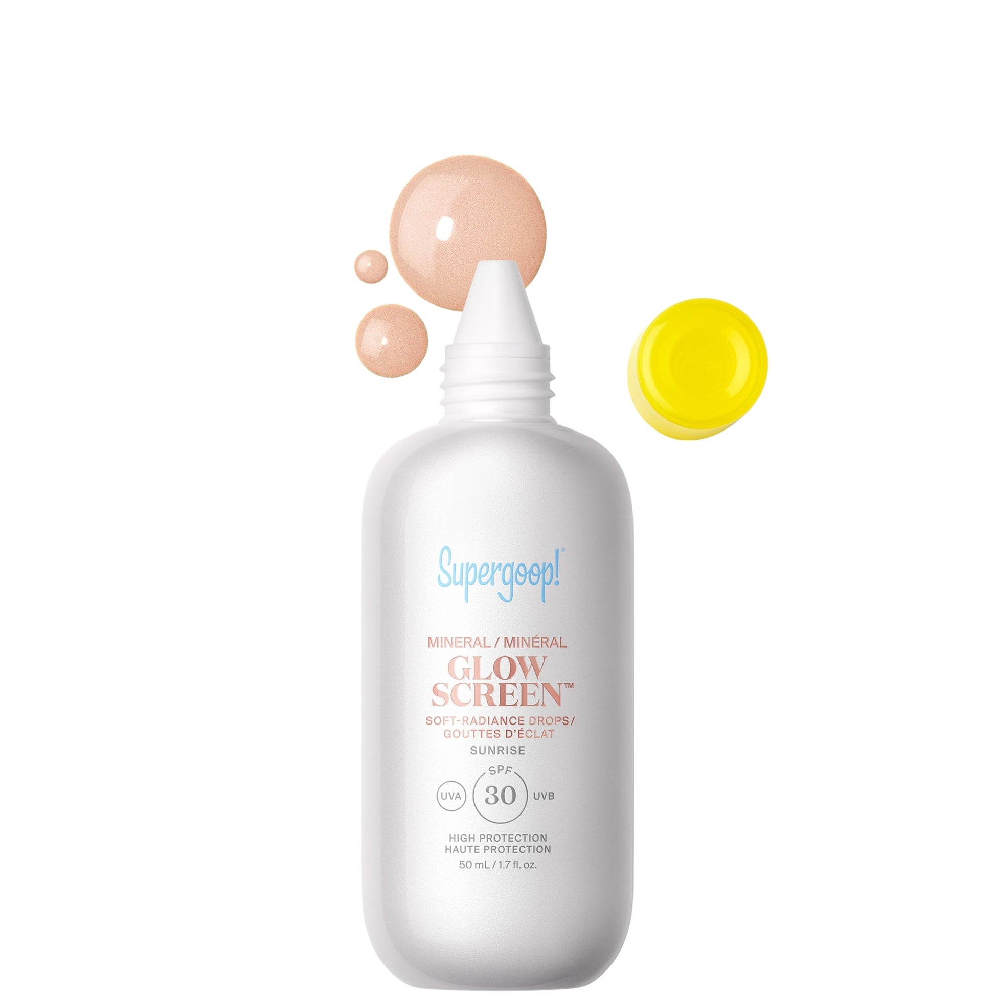 Supergoop! Mineral Glowscreen Soft-Radiance Drops SPF 30 - Sunrise - Product Details