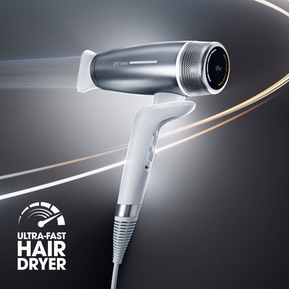 ghd Speed Hairdryer Silver White - Product Details