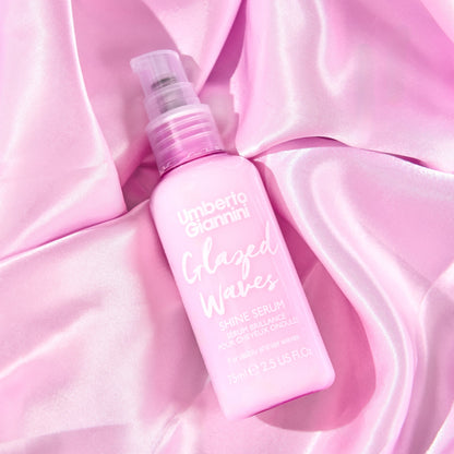 Umberto Giannini Glazed Waves Shine Serum - Application