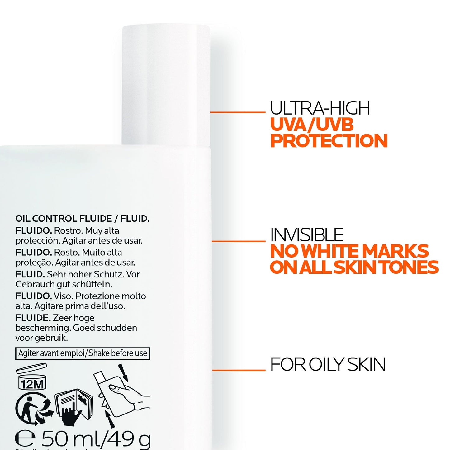 La Roche-Posay Anthelios Oil Control Fluid SPF50+ - Image 6