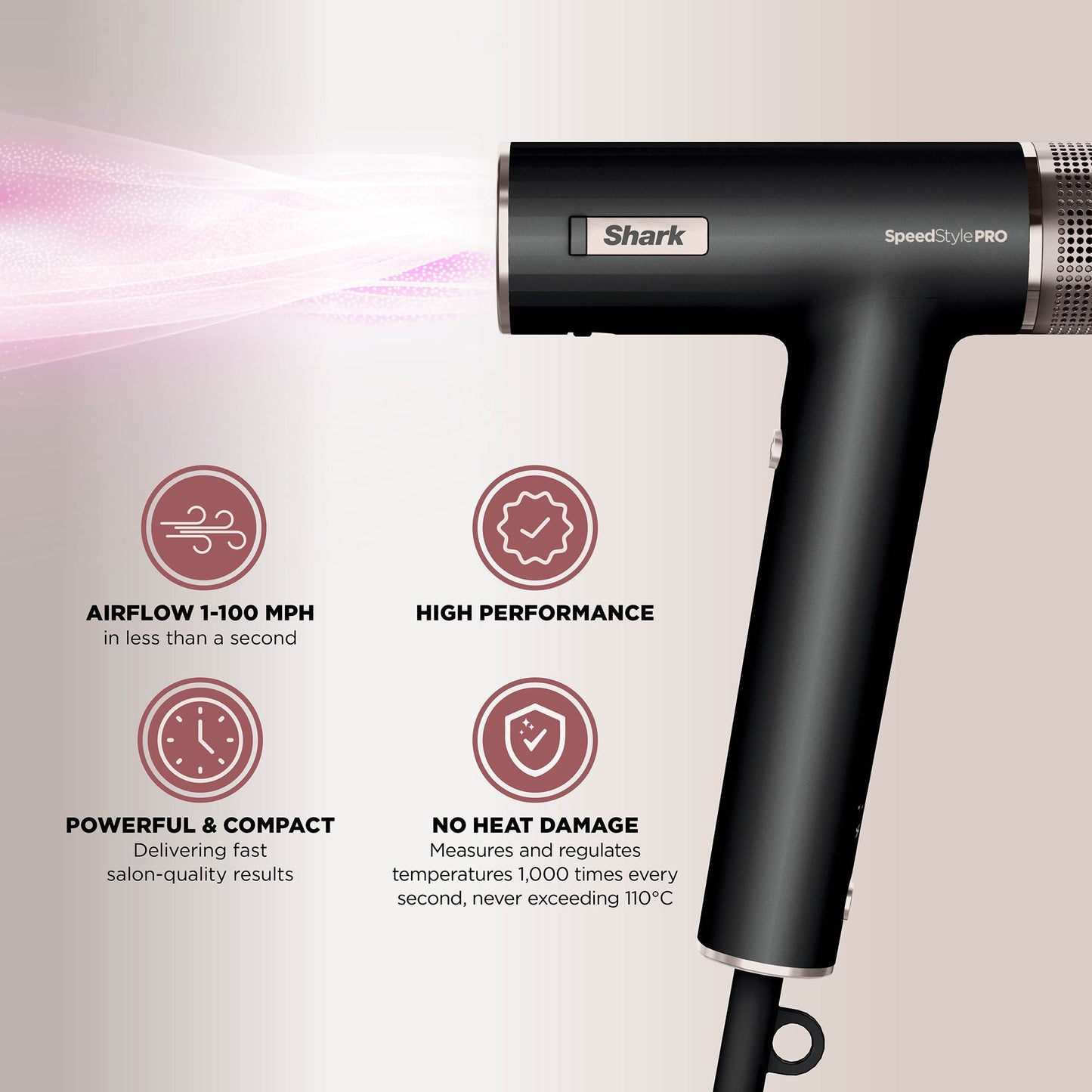 SHARK SpeedStyle Pro High-Velocity Hair Dryer System - Image 5