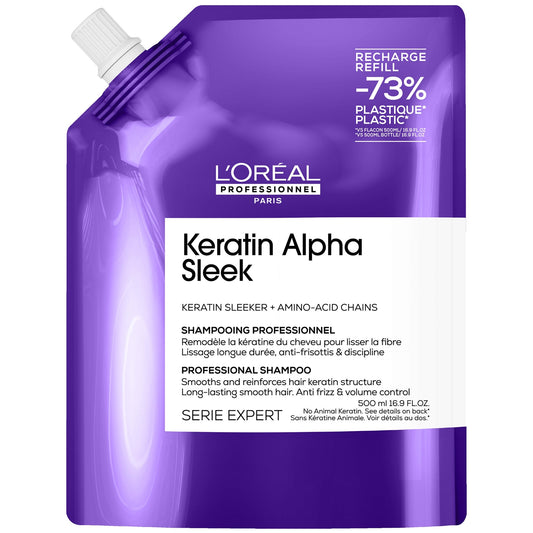 L'Oréal Professionnel Keratin Alpha Sleek Shampoo Refill Pack