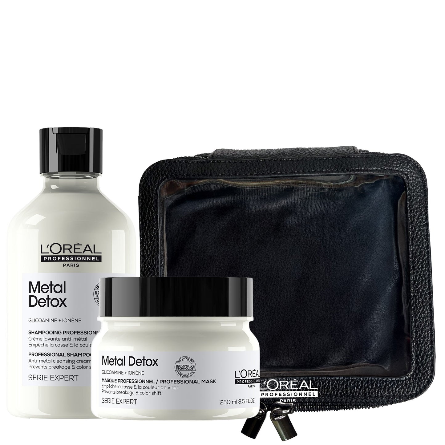 L'Oréal Professionnel L’Oréal Professionnel Metal Detox Shampoo & Hair Mask with Travel Pouch
