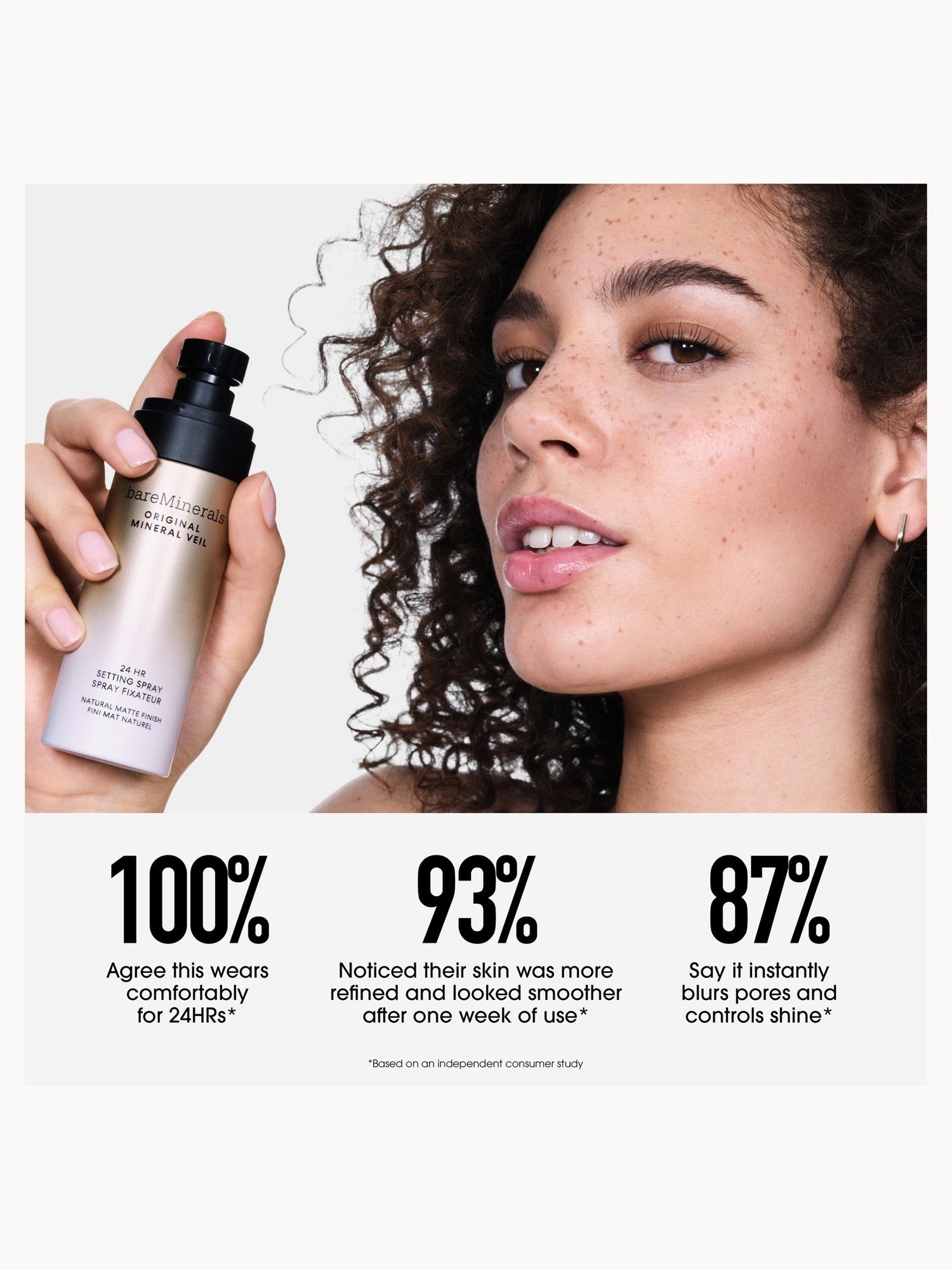 bareMinerals Original Mineral Veil 24hr Natural Matte Setting Spray - Image 4