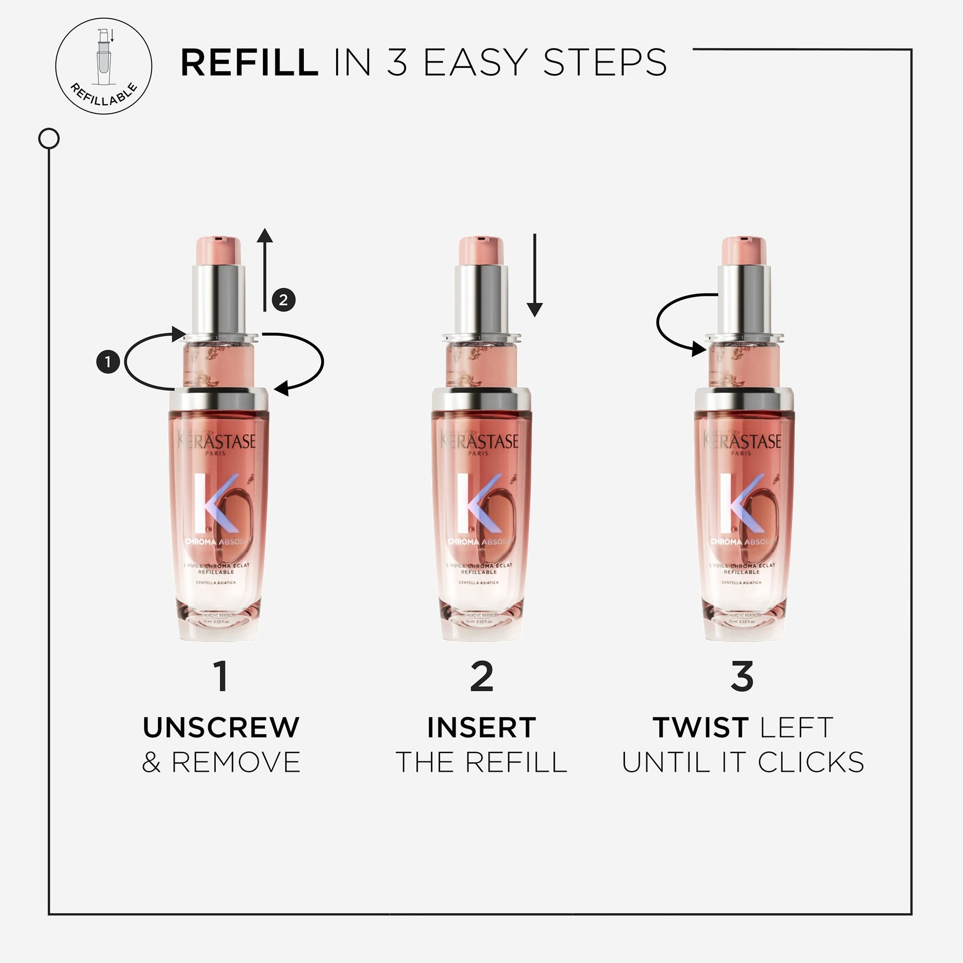 Kérastase Chroma Absolu Refillable Hair Oil And Duo - Product Details
