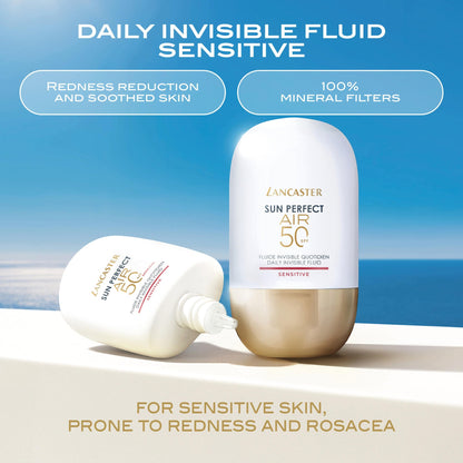 Lancaster Sun Perfect Air Daily Invisible Fluid SPF50 Sensitive Mineral/1.3 oz - Product Details