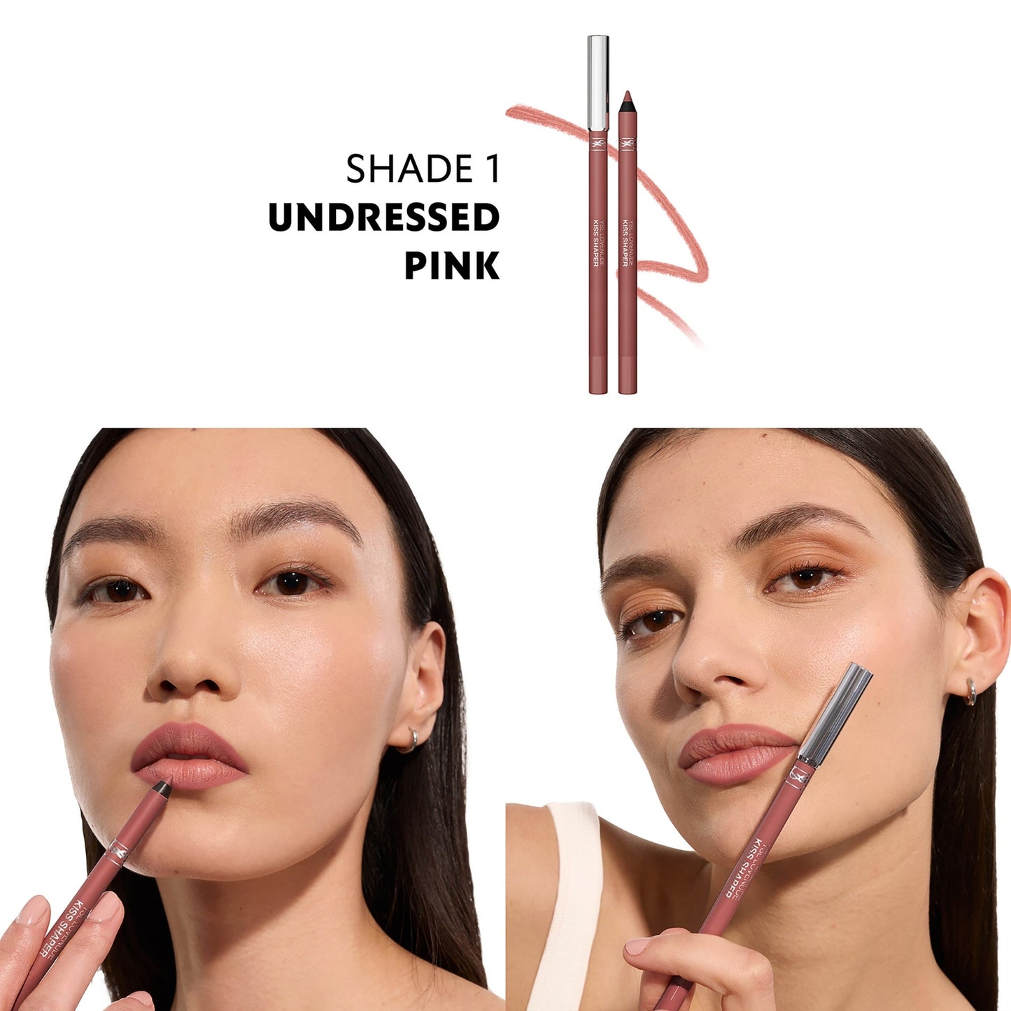 YSL Lovenude Lip Routine Duo: Lip Sculpting Liner & Blurring Lip Blusher In Undressed Pink - Image 5