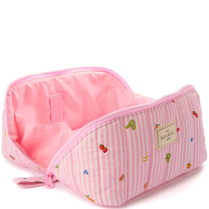 The Flat Lay Co. Marshmallow Flat Lay Makeup Box Bag - Frutas - Application